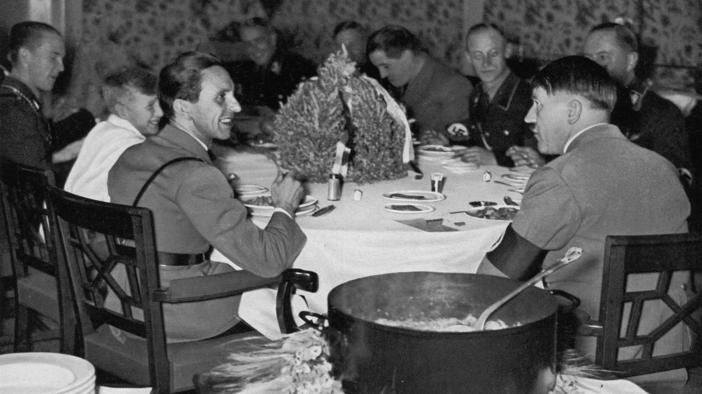 joseph goebbels and adolf hitler