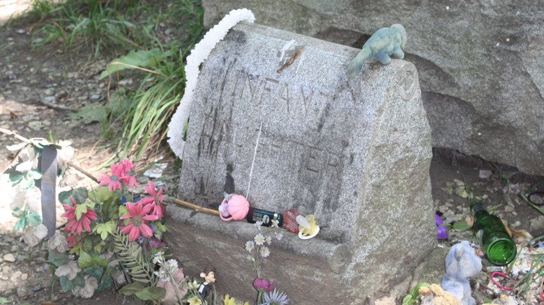infant daughter tombstone bachelor's grove
