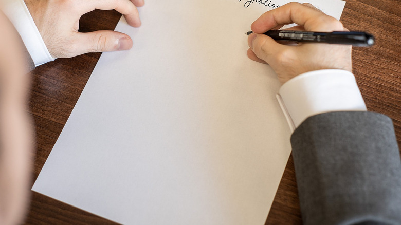 Letter writing