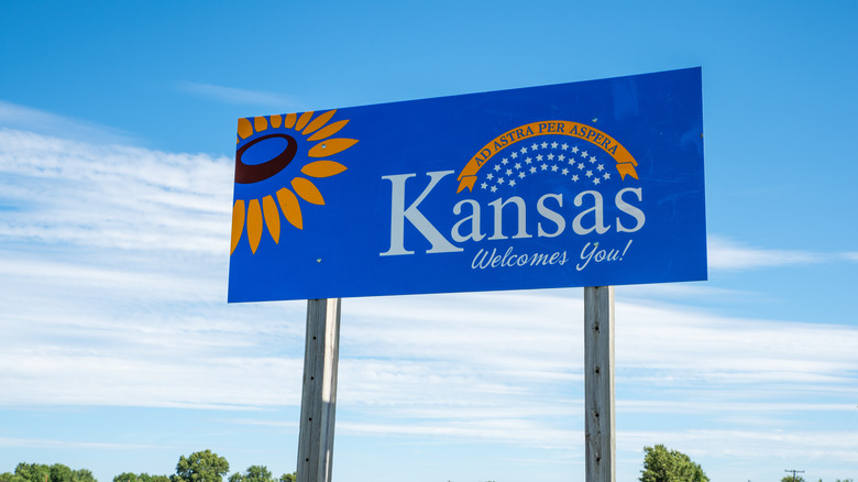 kansas highway sign