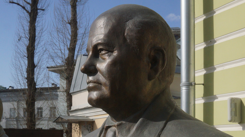 Bust of the late Mikhail Gorbachev