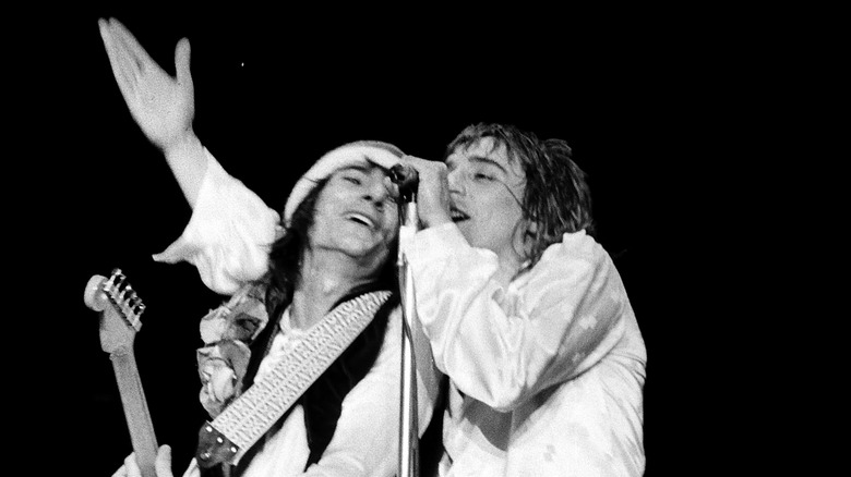 Rod Stewart and Ronnie Wood