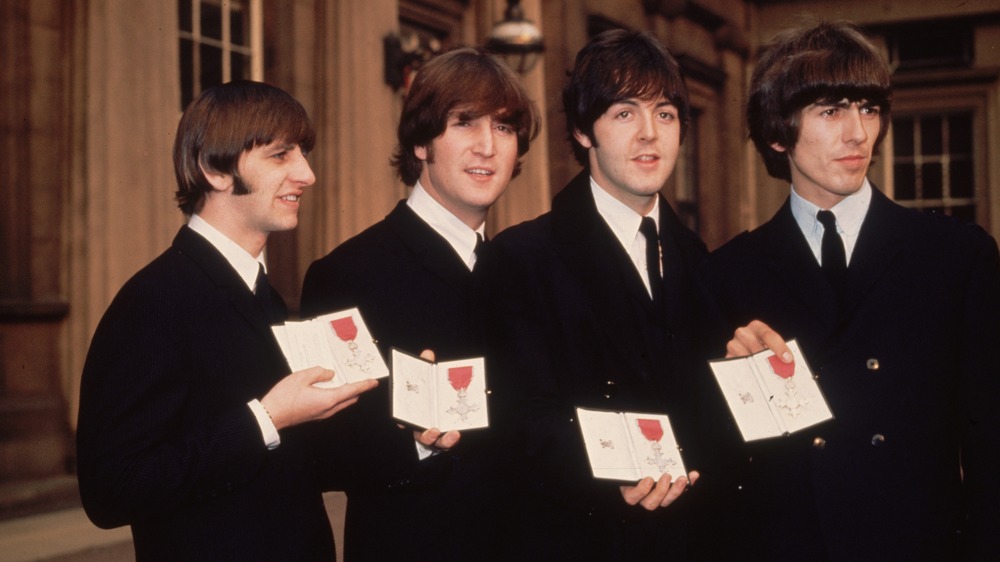 The Beatles are honored at Buckingham Palace