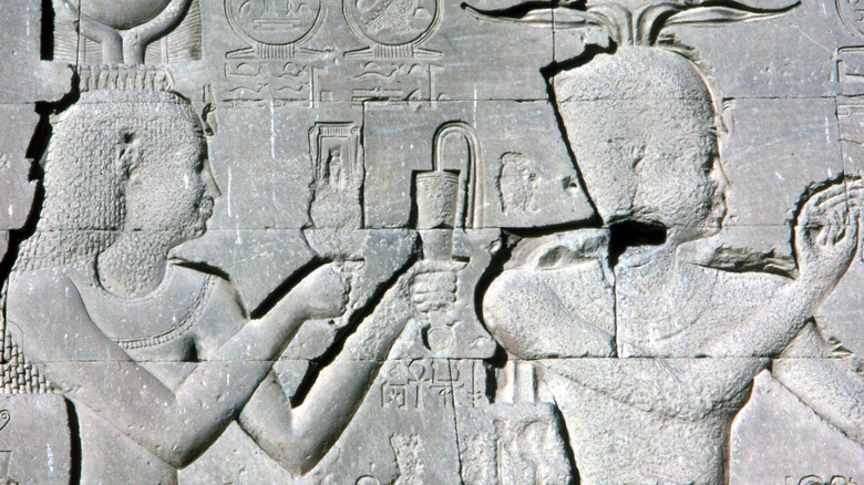 cleopatra vii offering relief
