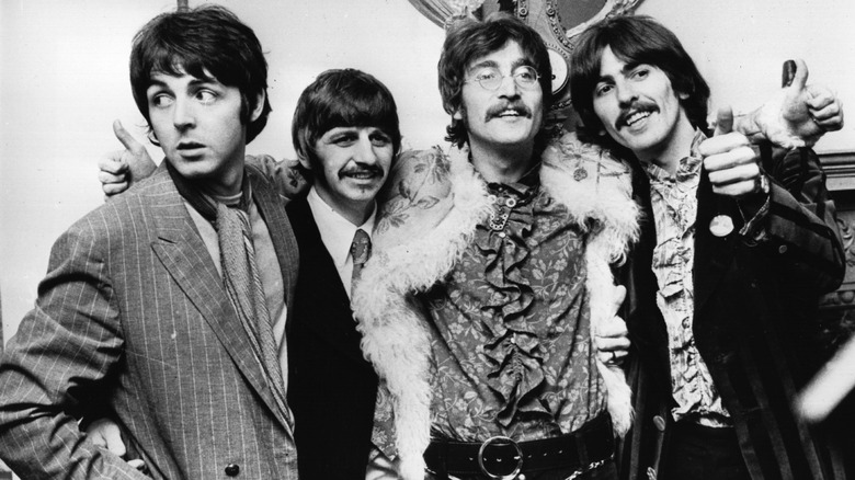The Beatles pose in 1967