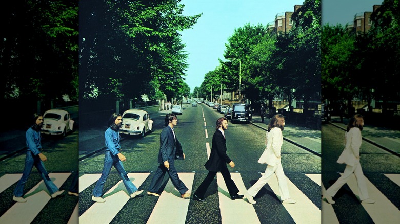 The Beatles' Abbey Road album cover
