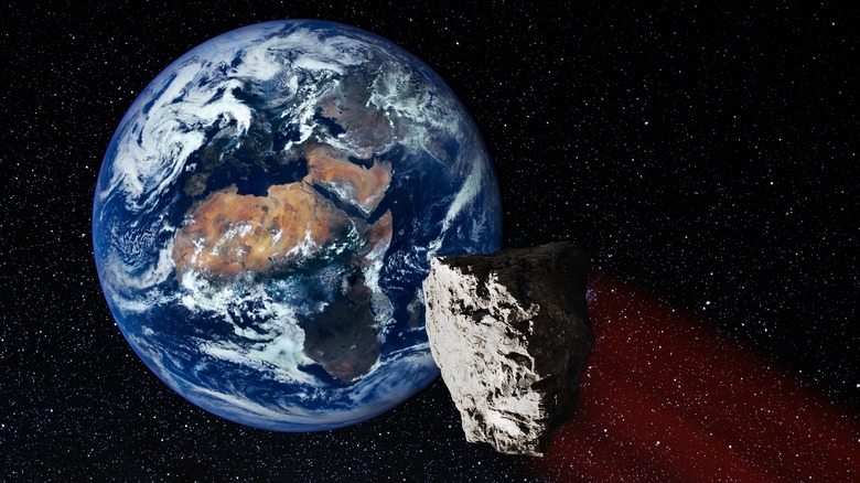 Asteroid and Earth