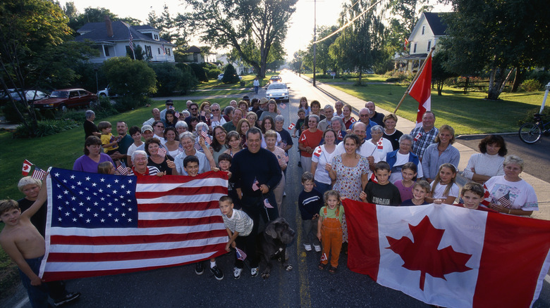 American and Canadian Beebe Plain residents