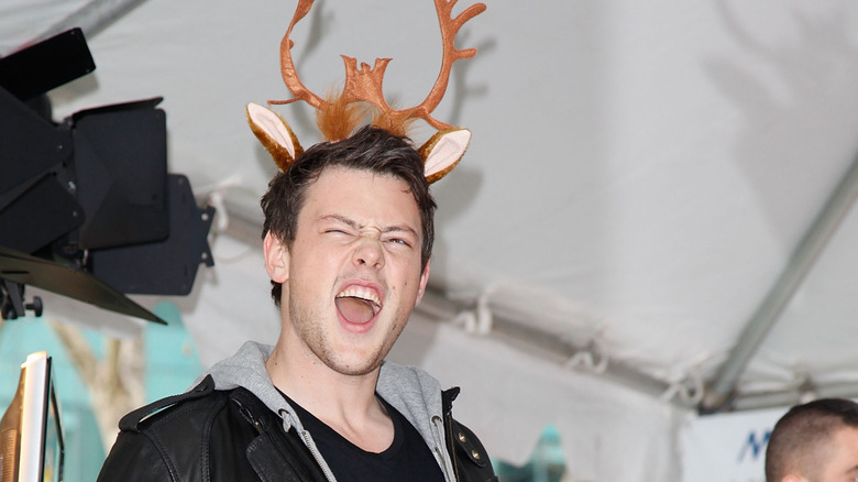Cory Monteith casting his eyes sideways