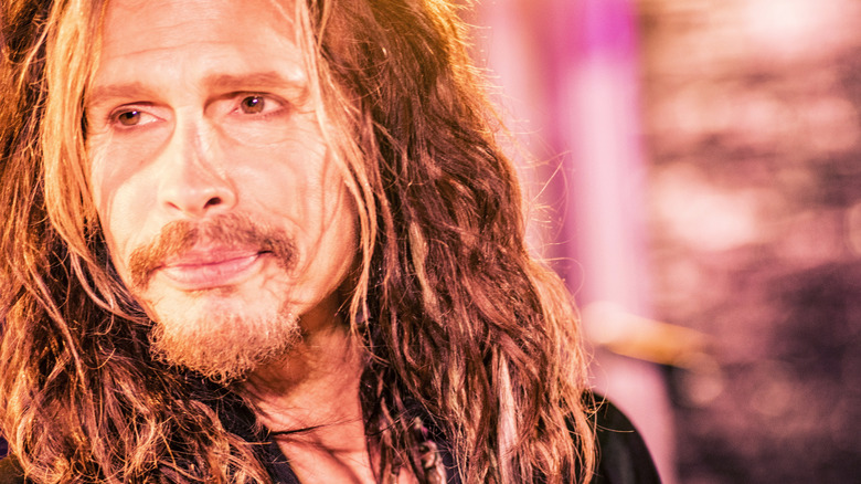 Close up of Steven Tyler in 2014