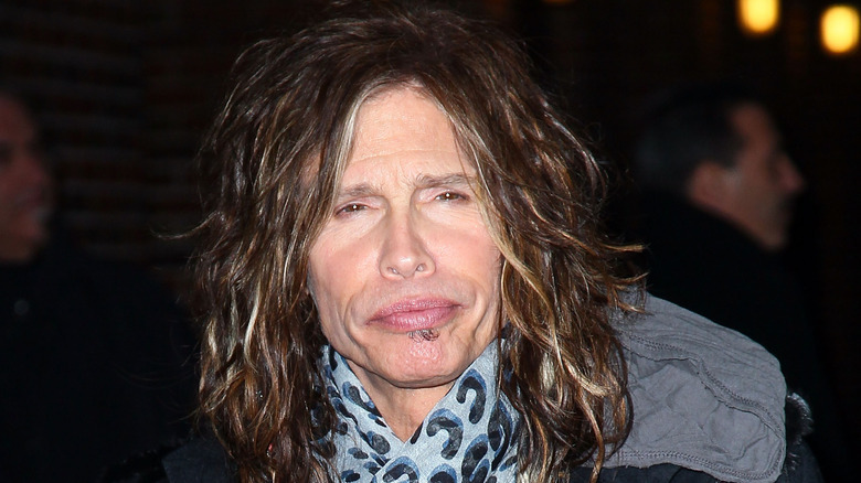 Steven Tyler staring into camera January 2011