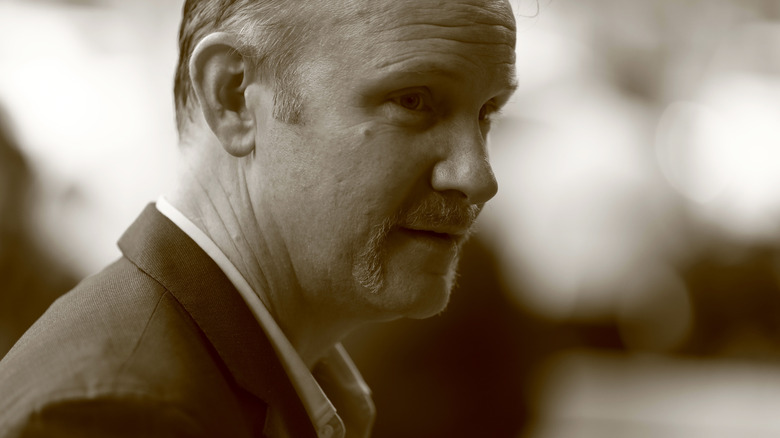 Morgan Spurlock sepia profile