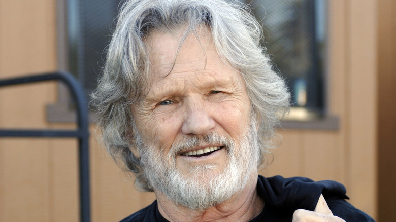 Kris Kristofferson smiling at camera