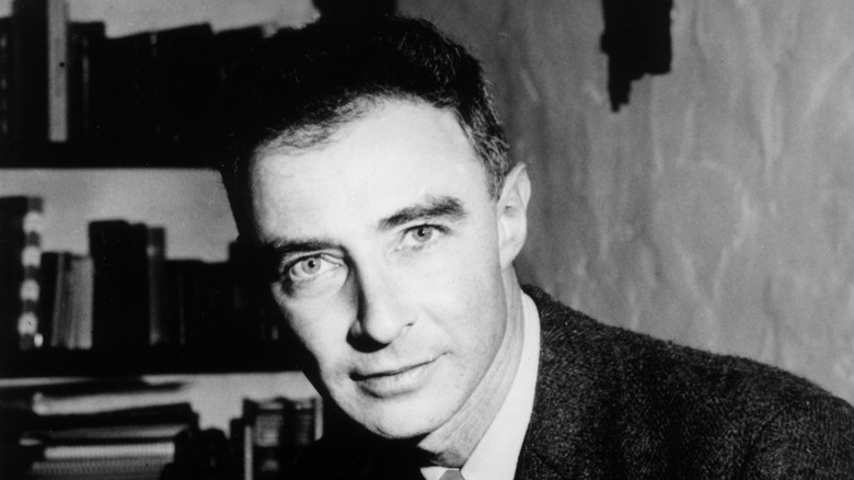 J. Robert Oppenheimer in suit and tie