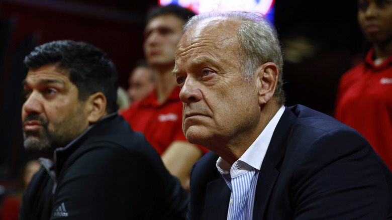 Kelsey Grammer looks side football game