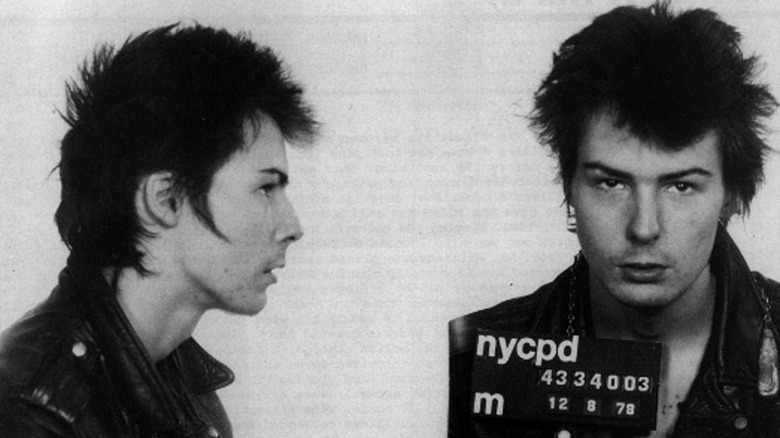 Sid Vicious mugshot