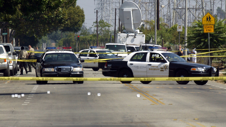 Crime scene of Yetunde Price 