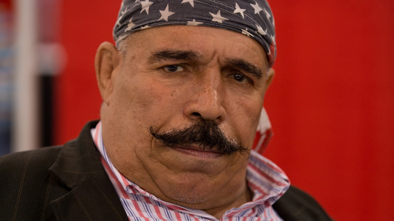 The Iron Sheik close up