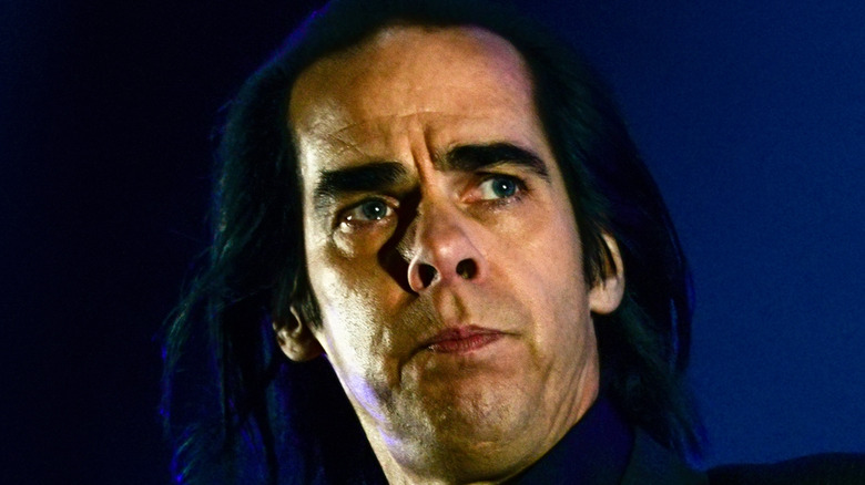 Nick Cave performing