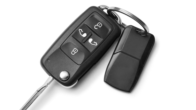 A set of car keys