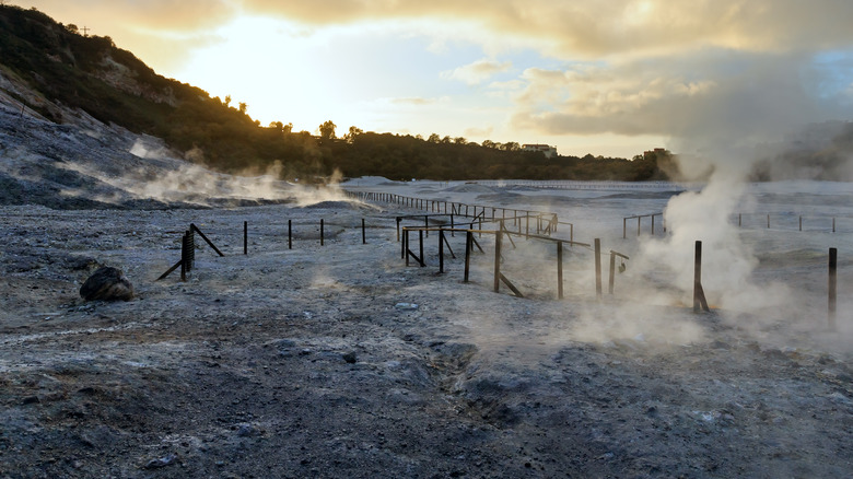 Solfatara crater