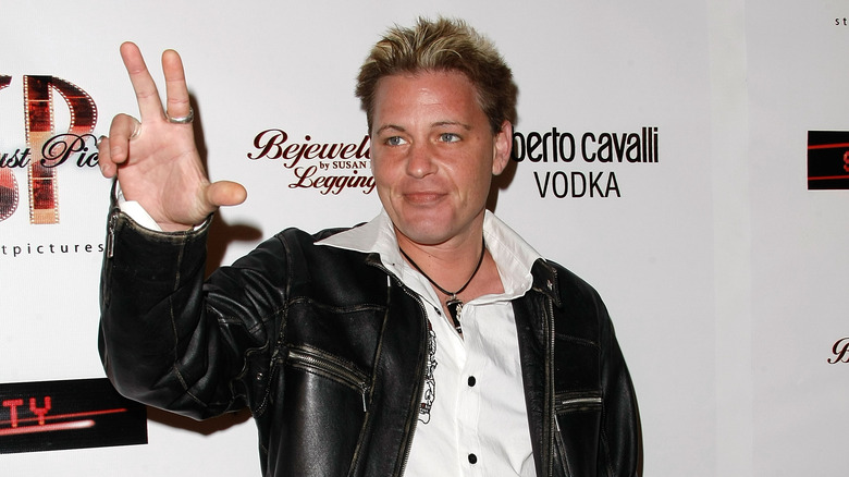 Corey Haim waving