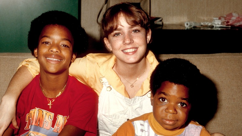 Dana Plato with "Diff'rent Strokes" costars