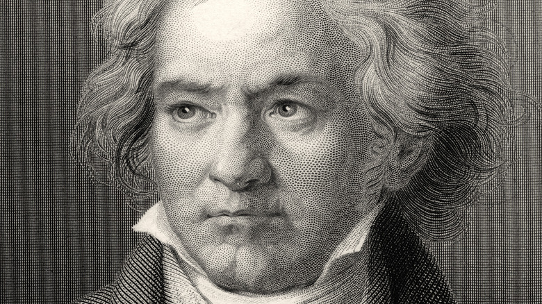 German composer Ludwig van Beethoven
