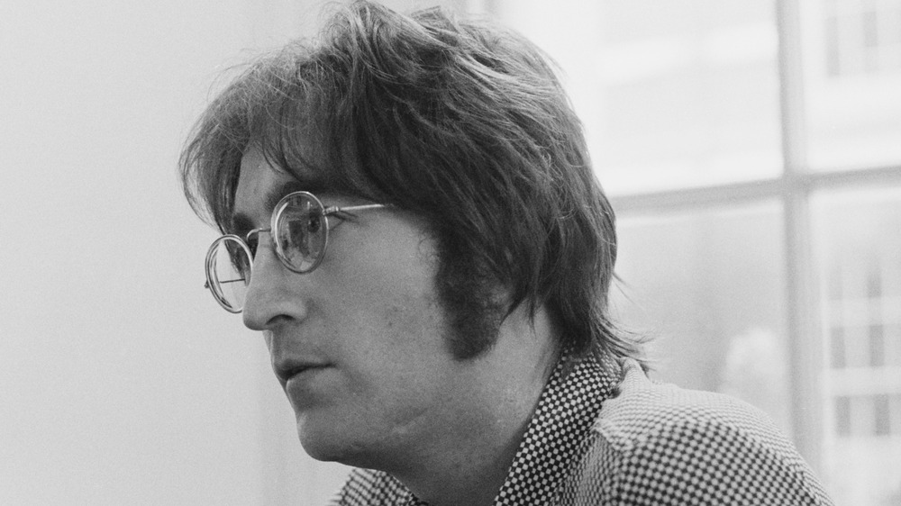 John Lennon being interviewed