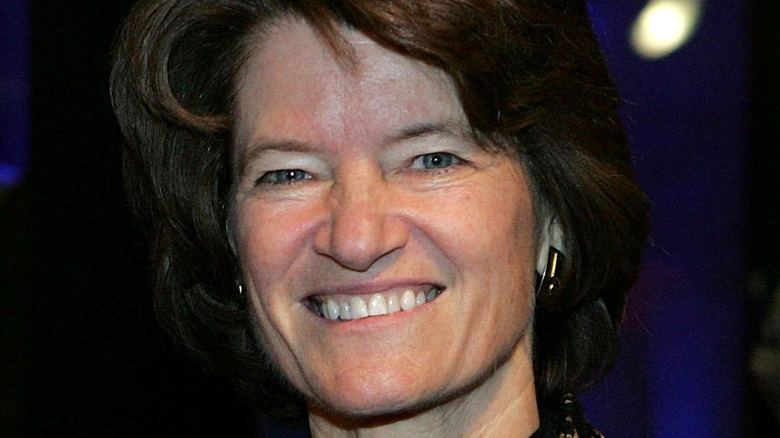 Older Sally Ride smiling