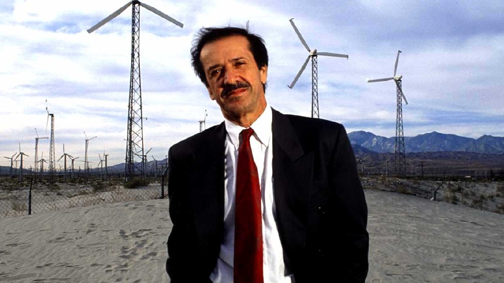 Sonny Bono wears a suit