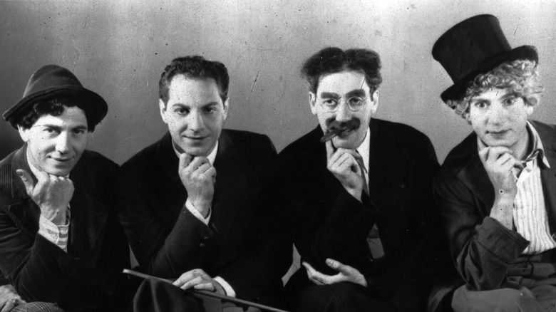 Marx Brothers posing