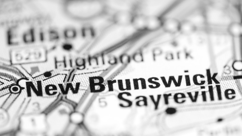 New Brunswick map