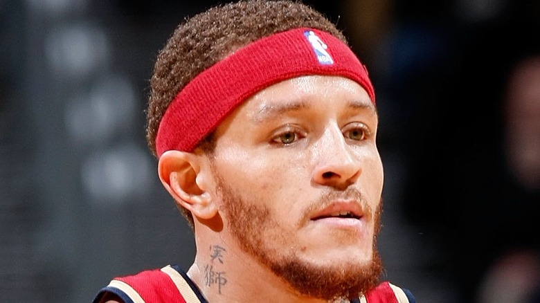 Delonte West looking intense