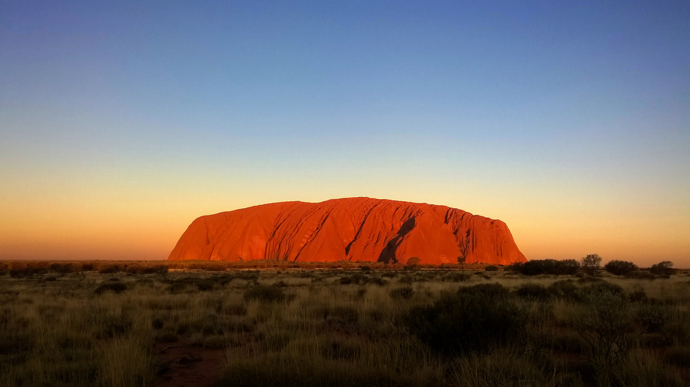 Ayers Rock at sunset