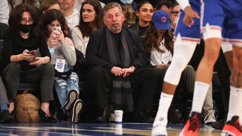 James Dolan looking sad
