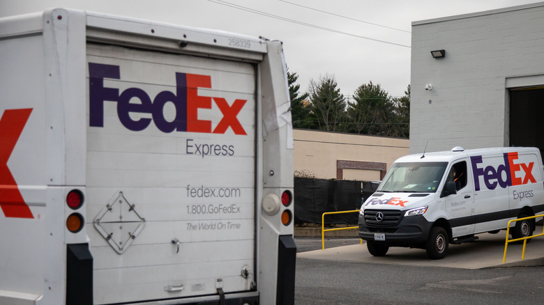 FedEx van 