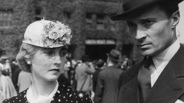 Barbara Hutton and husband Count Reventlow looking sad