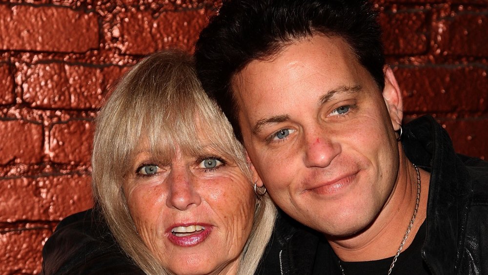 Corey Haim with his mom