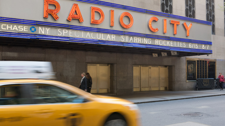 Exterior of Radio City Music Hall