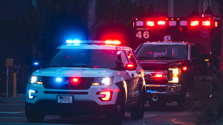 police cars