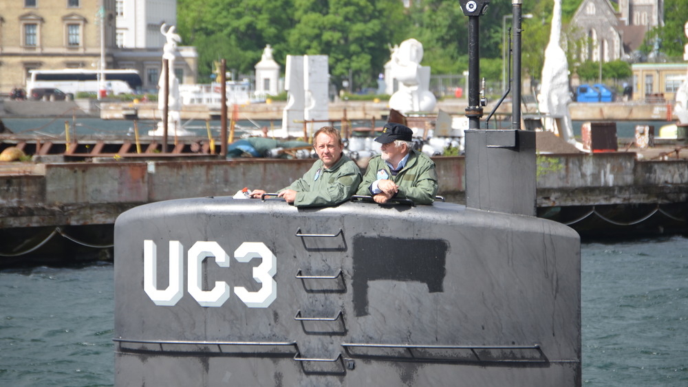 Peter Madsen with a colleague