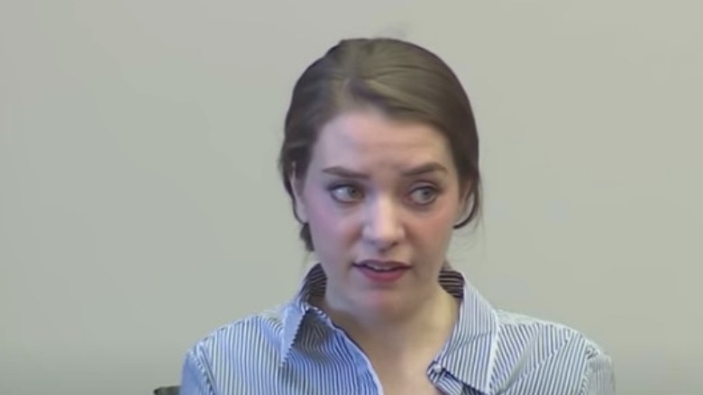 Shayna Hubers looking confused