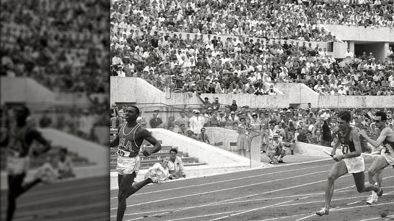 Stone Johnson running track