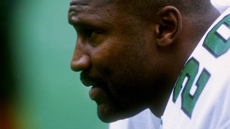 Andre Waters bows his head