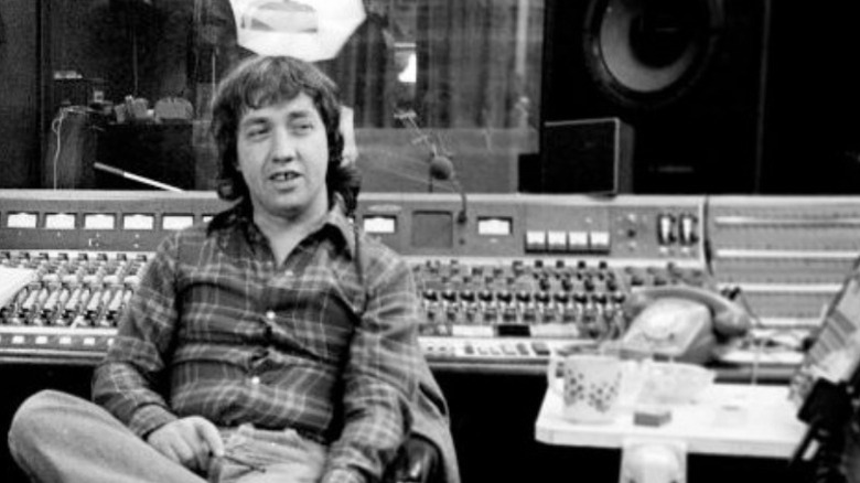 George Young sitting in studio