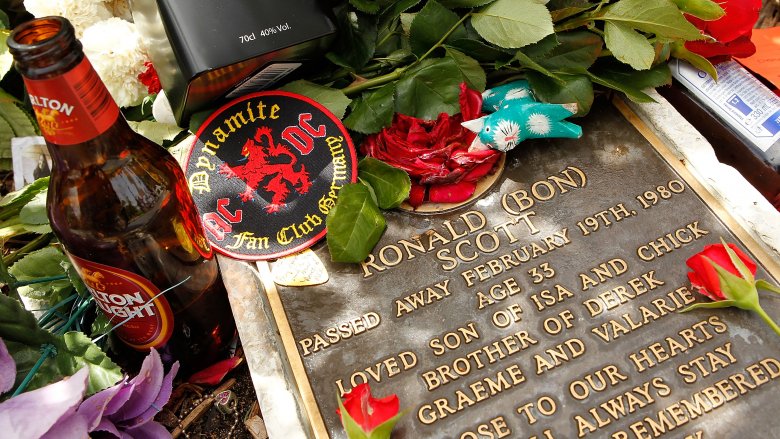 bon scott acdc gravestone