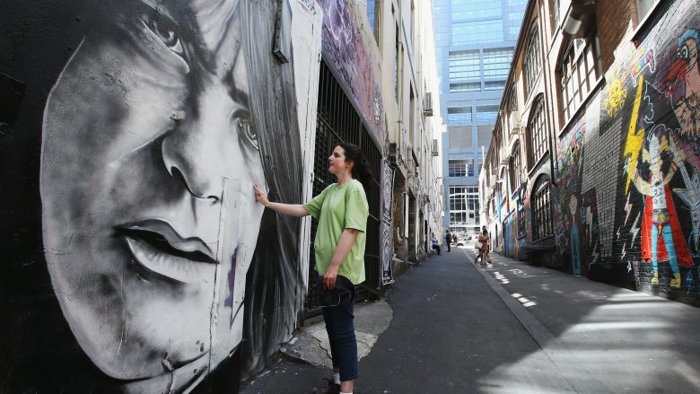 malcolm young acdc street art
