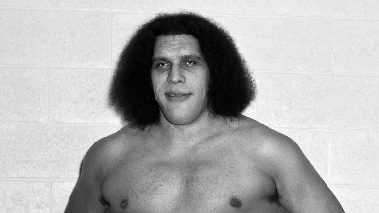 young andre the giant in wrestling outfit