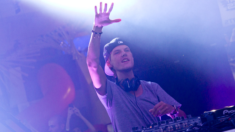 Tim Bergling Avicii performing at a club